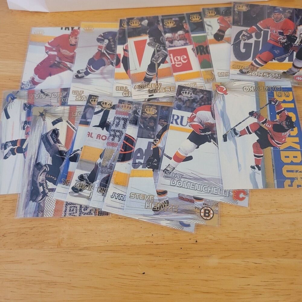 Pacific Crown Collection Hockey Cards Lot Of 17